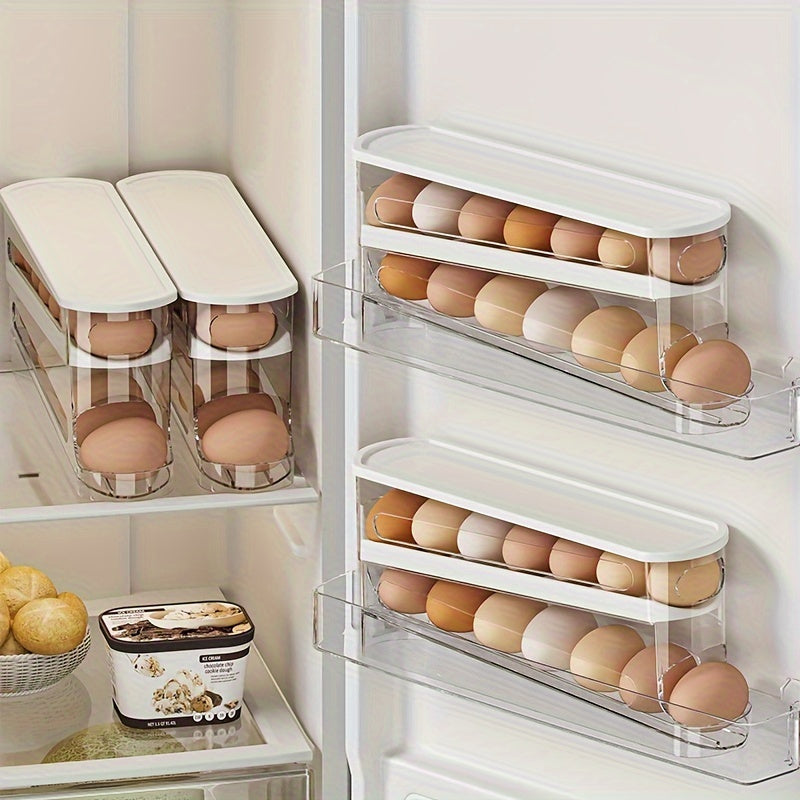 L&B® - 2 Tier Rolling Egg Organizer
