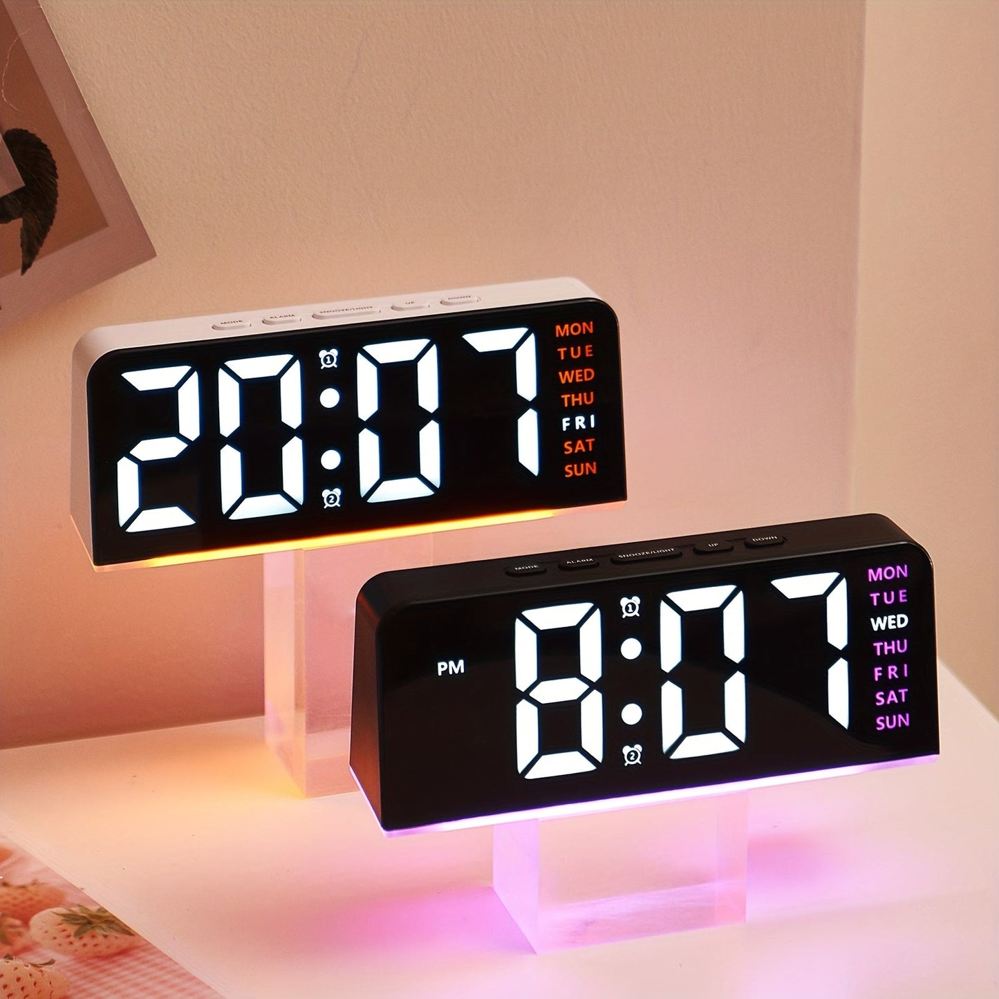 L&B® - LED Digital Alarm Clock