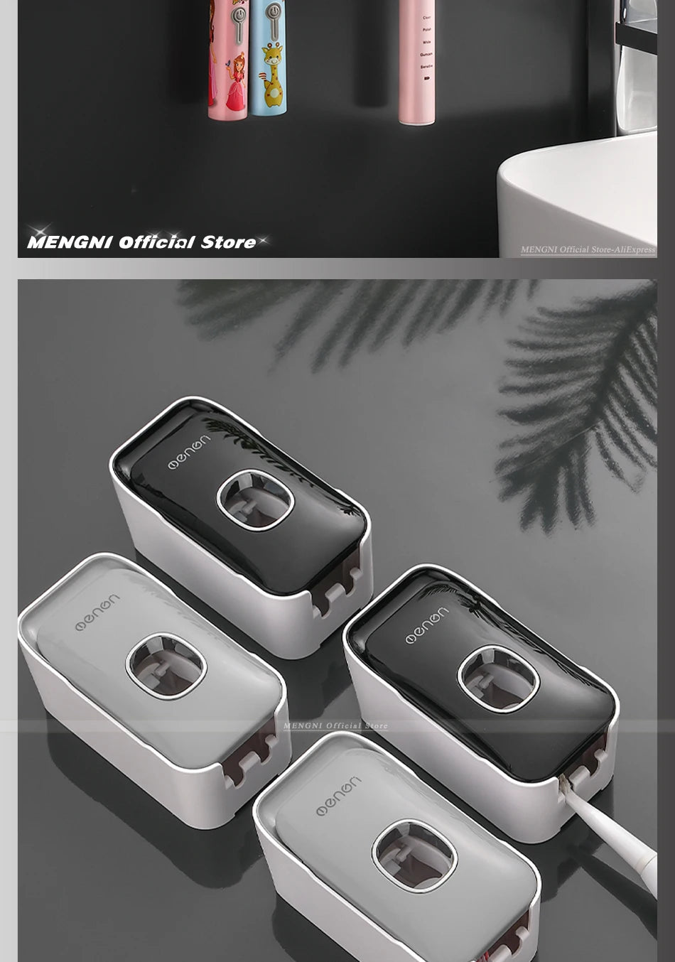 L&B® - Automatic Wall-Mounted Toothpaste Dispenser