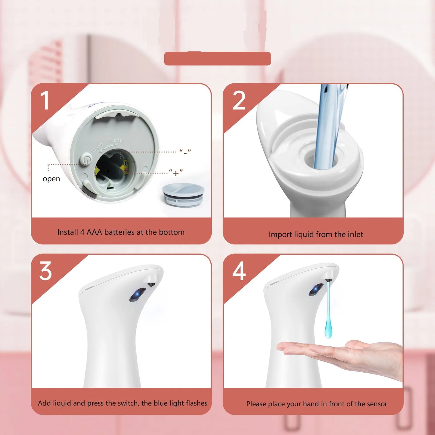 L&B® - Automatic Sensor Soap Dispenser
