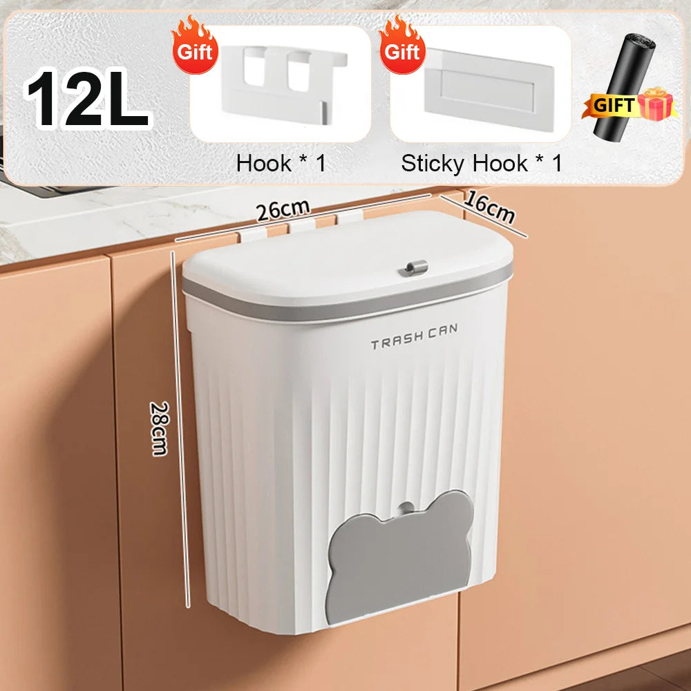 L&B® - Wall-Mounted Kitchen Trash Can