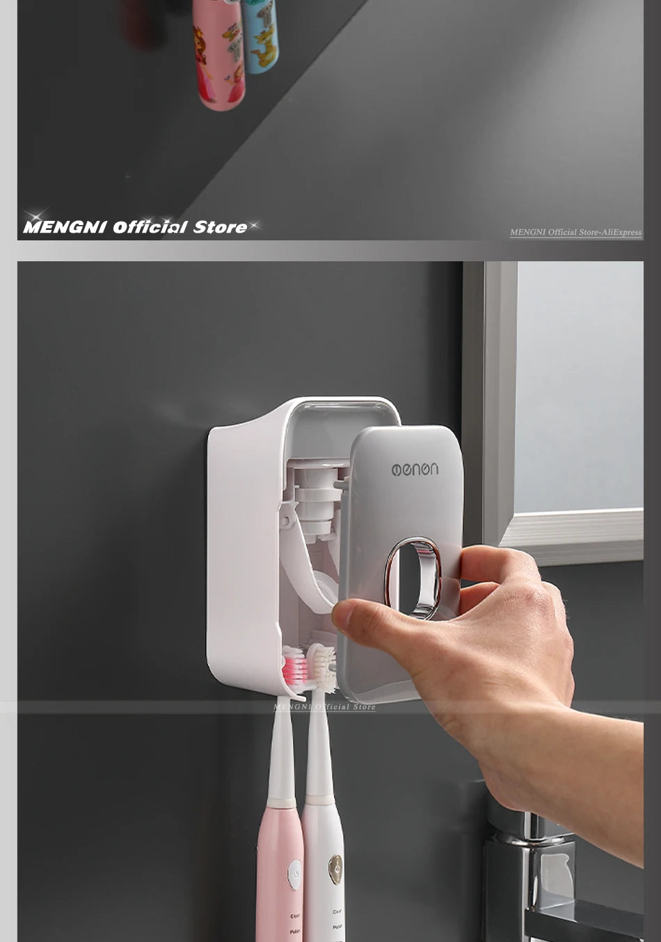 L&B® - Automatic Wall-Mounted Toothpaste Dispenser