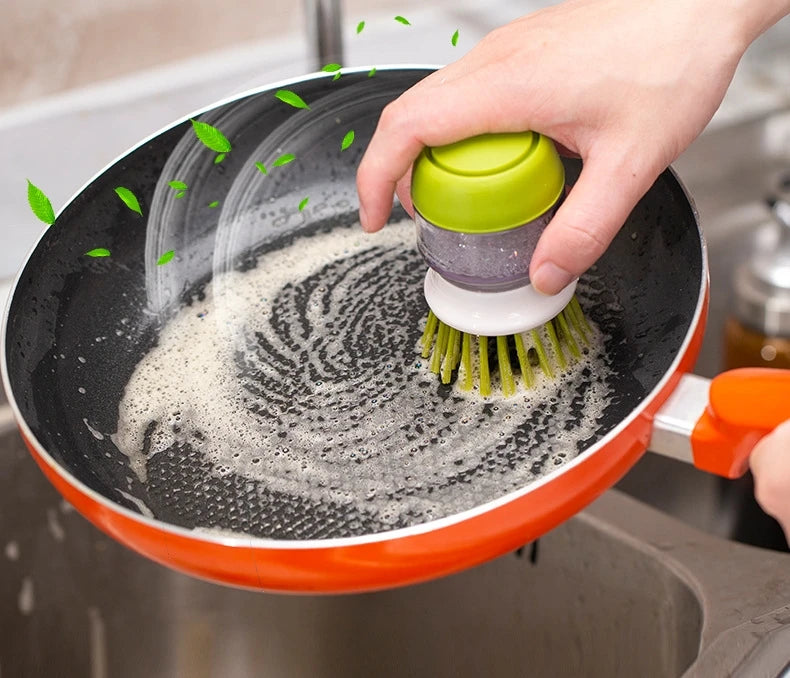 L&B® -Dish Brush with Soap Dispens