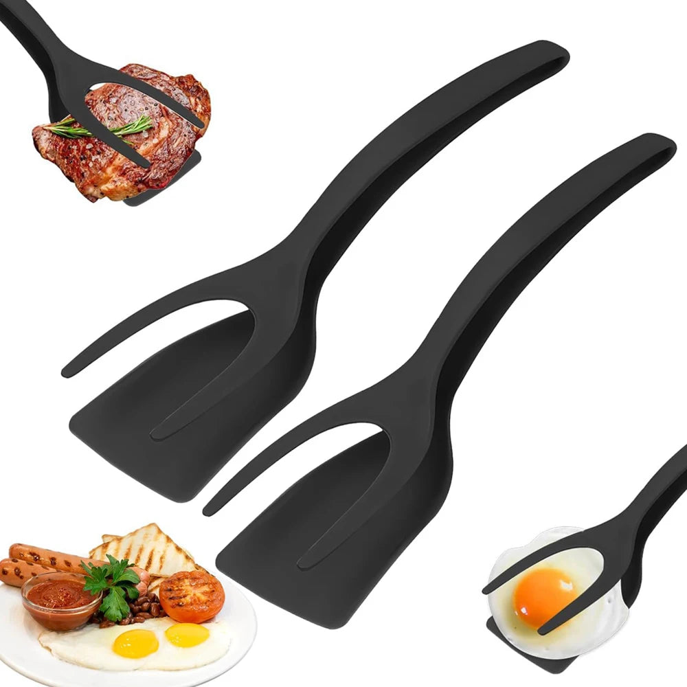 L&B® - 2-in-1 Flip Spatula Tongs