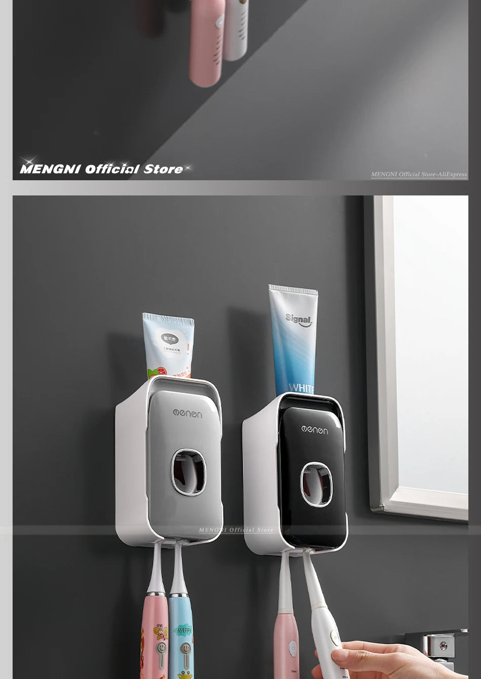 L&B® - Automatic Wall-Mounted Toothpaste Dispenser