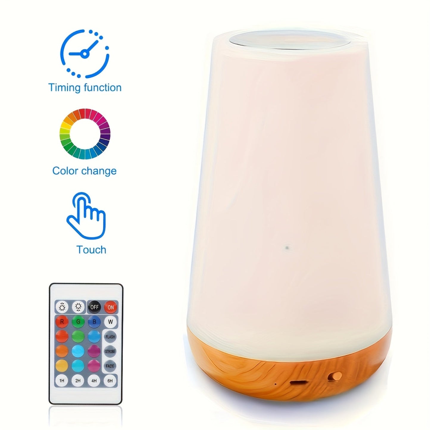 L&B® Smart Touch Bedside Lamp