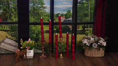 L&B® 6-Piece Flameless Wax-Effect Candle Set