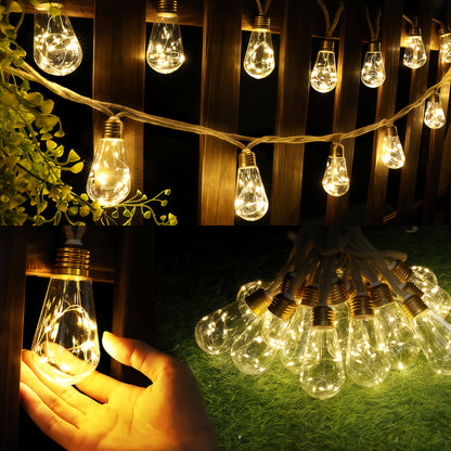 L&B® Solar Fairy Bulb Lights