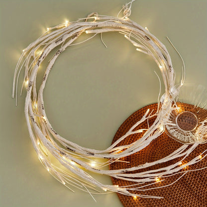 L&amp;B® Warm-Glow Birkengirlande