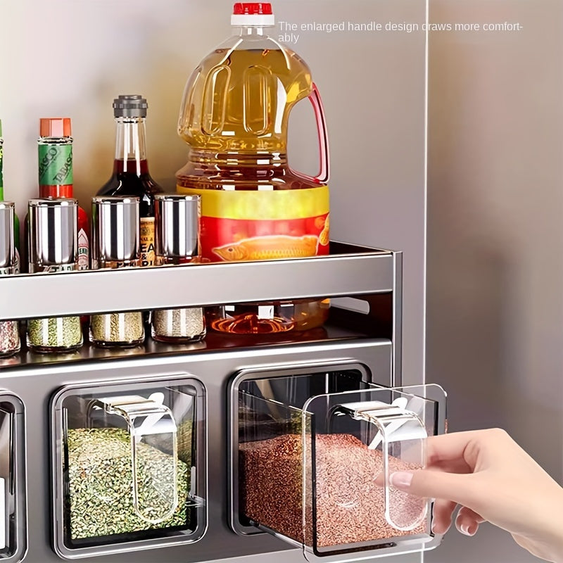 L&B® - Wall-Mounted Spice Organizer Rack