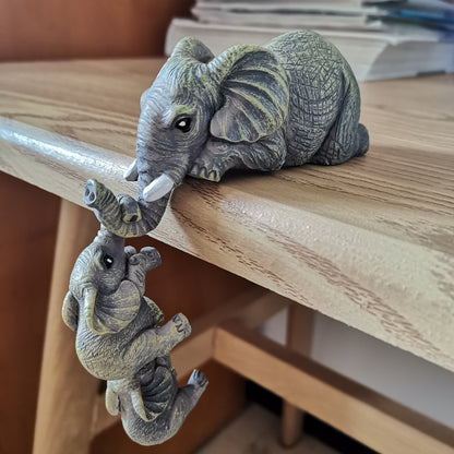 L&B® -  Hanging Elephant Sculpture Set