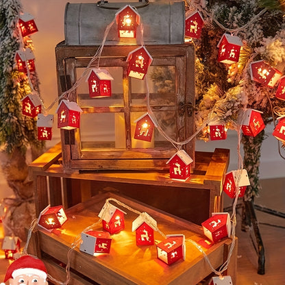 L&B® Red House Fairy Lights