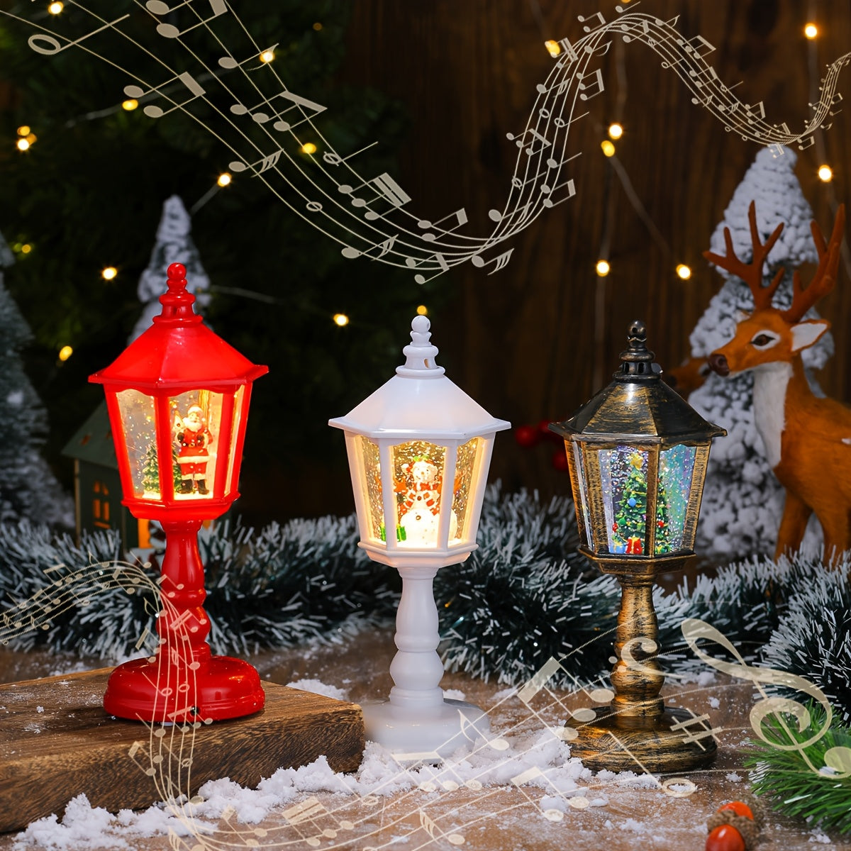 L&B® Santa Crystal Light