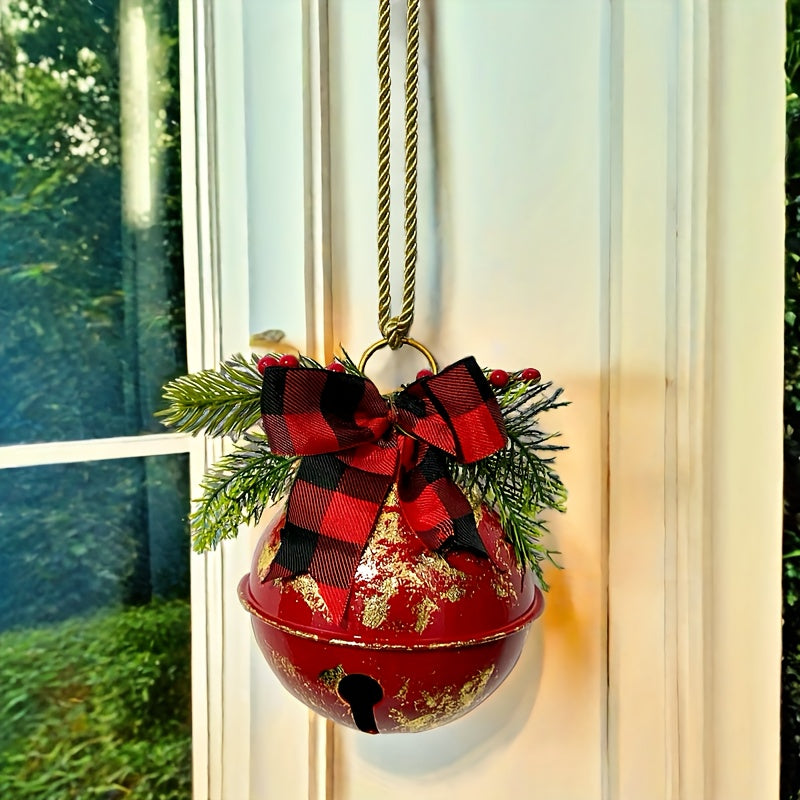L&B® Christmas Bell with Bow & Door Hanger
