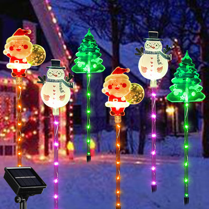 L&B® Solar Christmas Pathway Lights - 6-Piece