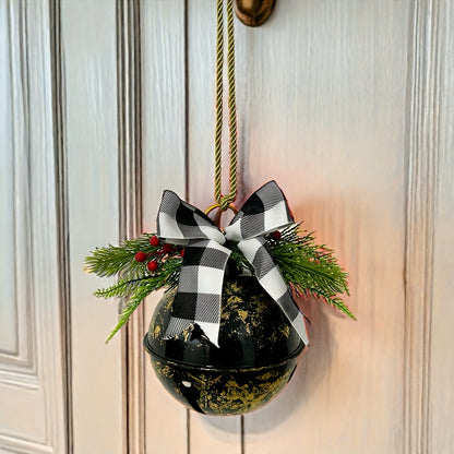 L&B® Christmas Bell with Bow & Door Hanger