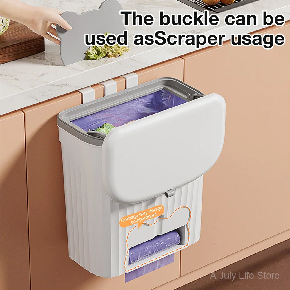 L&B® - Wall-Mounted Kitchen Trash Can