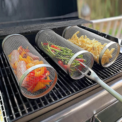 L&B® - Stainless Steel BBQ Grill Basket