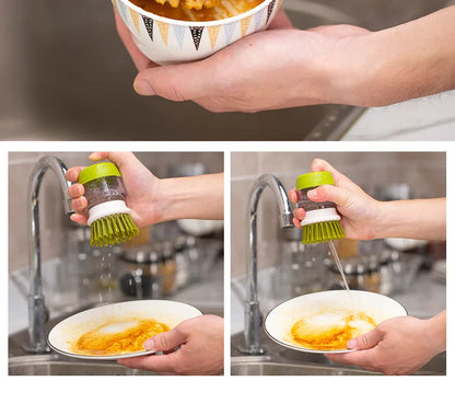 L&B® -Dish Brush with Soap Dispens