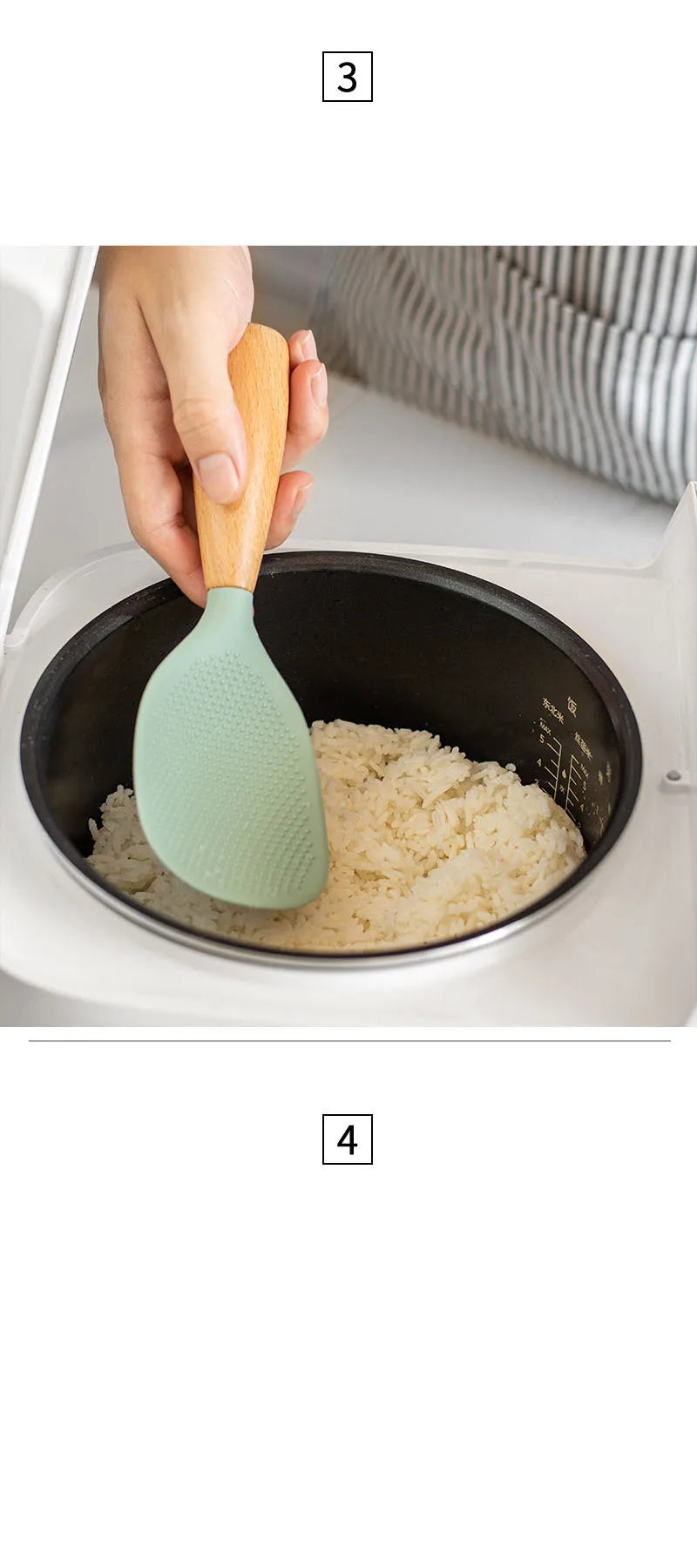 L&B® - Silicone Non-Stick Cooking Spoon