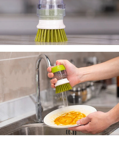 L&B® -Dish Brush with Soap Dispens
