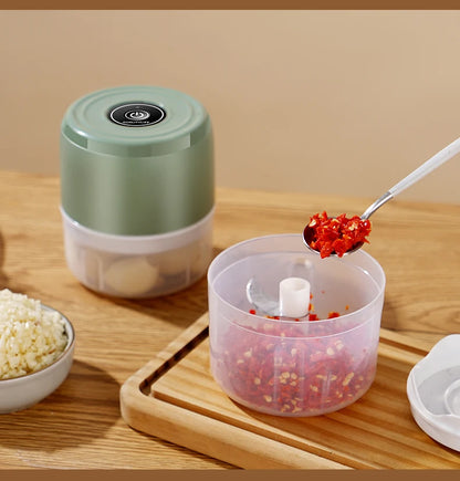 L&B® - Electric Mini Garlic Chopper USB