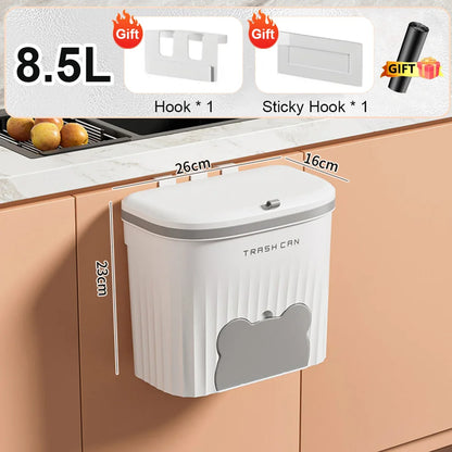 L&B® - Wall-Mounted Kitchen Trash Can