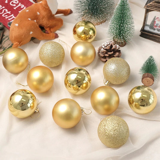 L&B® Elegant Christmas Ornaments - 24 Piece Set