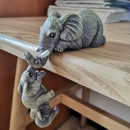 L&B® -  Hanging Elephant Sculpture Set