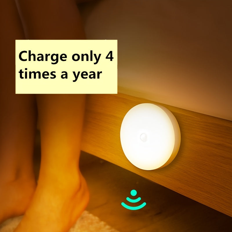 L&B® USB Rechargeable LED Night Light with Motion Sensor