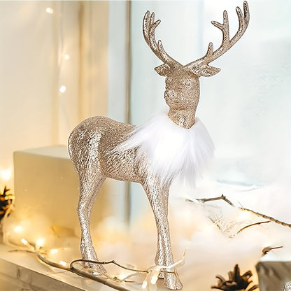 L&B® Kerst Rendier Ornamentenset (2 stuks, 30 cm)