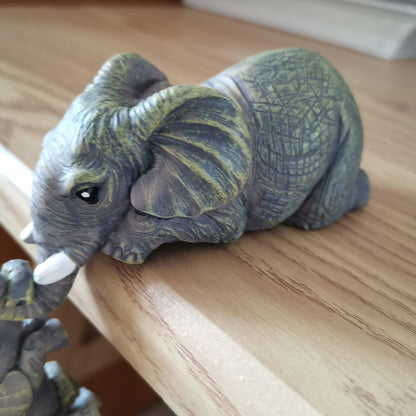 L&B® -  Hanging Elephant Sculpture Set