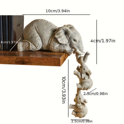 L&B® -  Hanging Elephant Sculpture Set