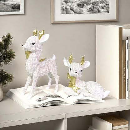 L&B® Crystal Reindeer Duo