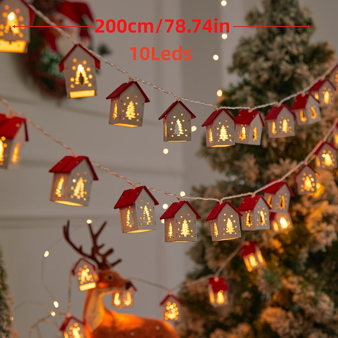 L&B® Red House Fairy Lights