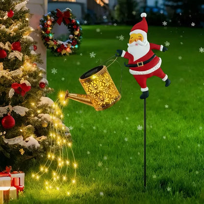 L&B® Santa Claus Solar Kettle Light